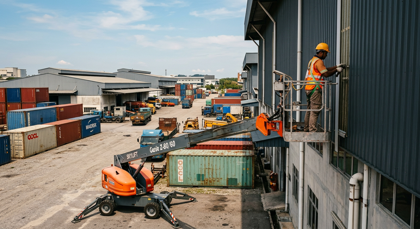 Skylift beroperasi di Johor Bahru