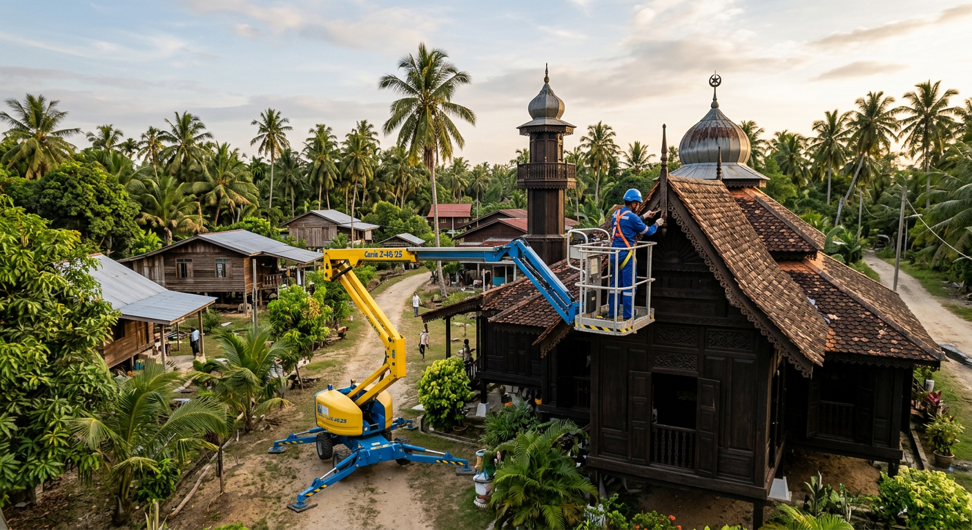 Skylift beroperasi di Kota Bharu