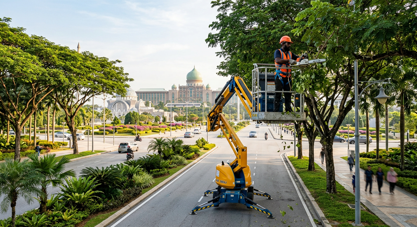 Skylift beroperasi di Putrajaya