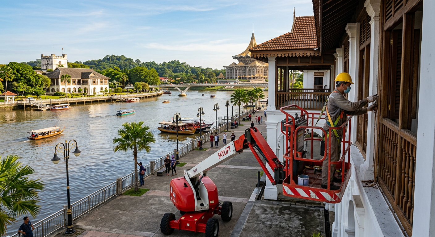 Skylift di Kuching, Sarawak